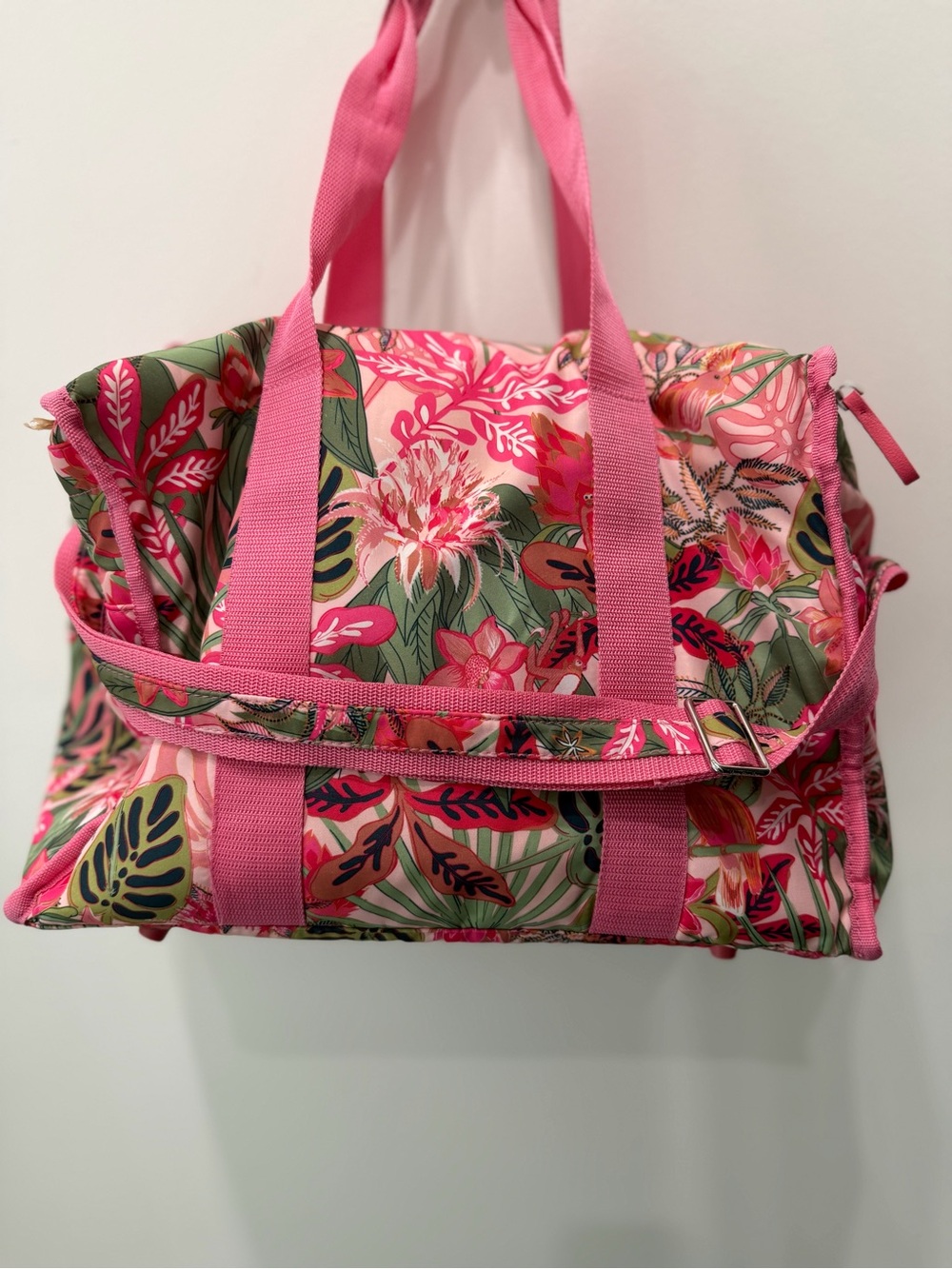 Vera Bradley Rain Forest Canopy Cooler Tote Pink